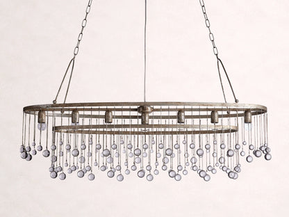 Aubrey 7 Light Oval Chandelier