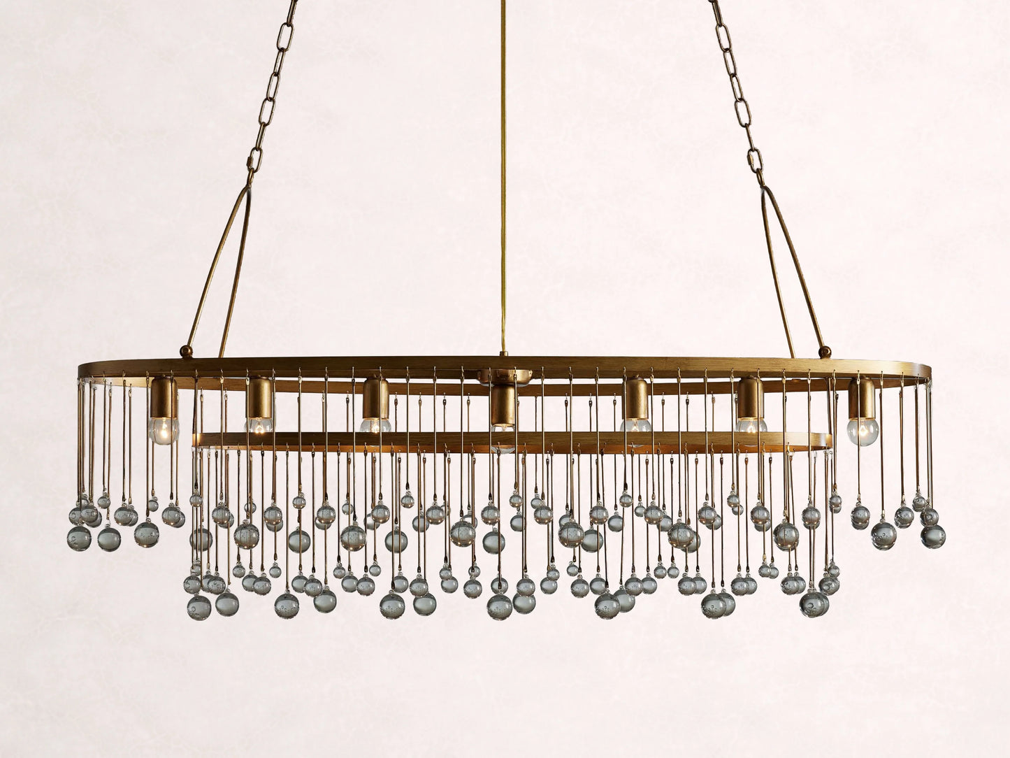 Aubrey 7 Light Oval Chandelier