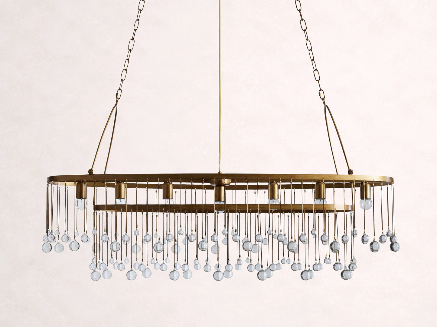 Aubrey 7 Light Oval Chandelier