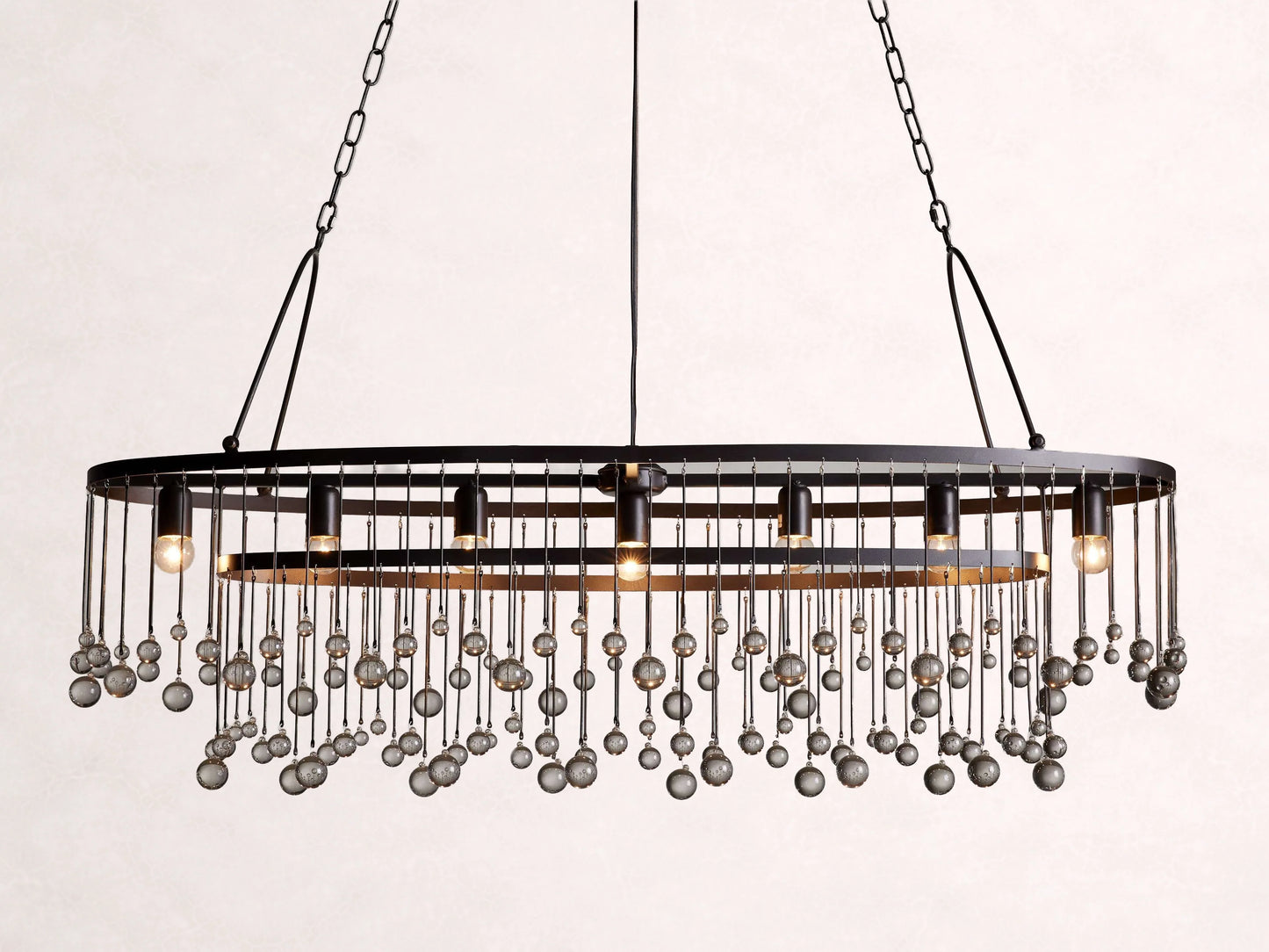 Aubrey 7 Light Oval Chandelier