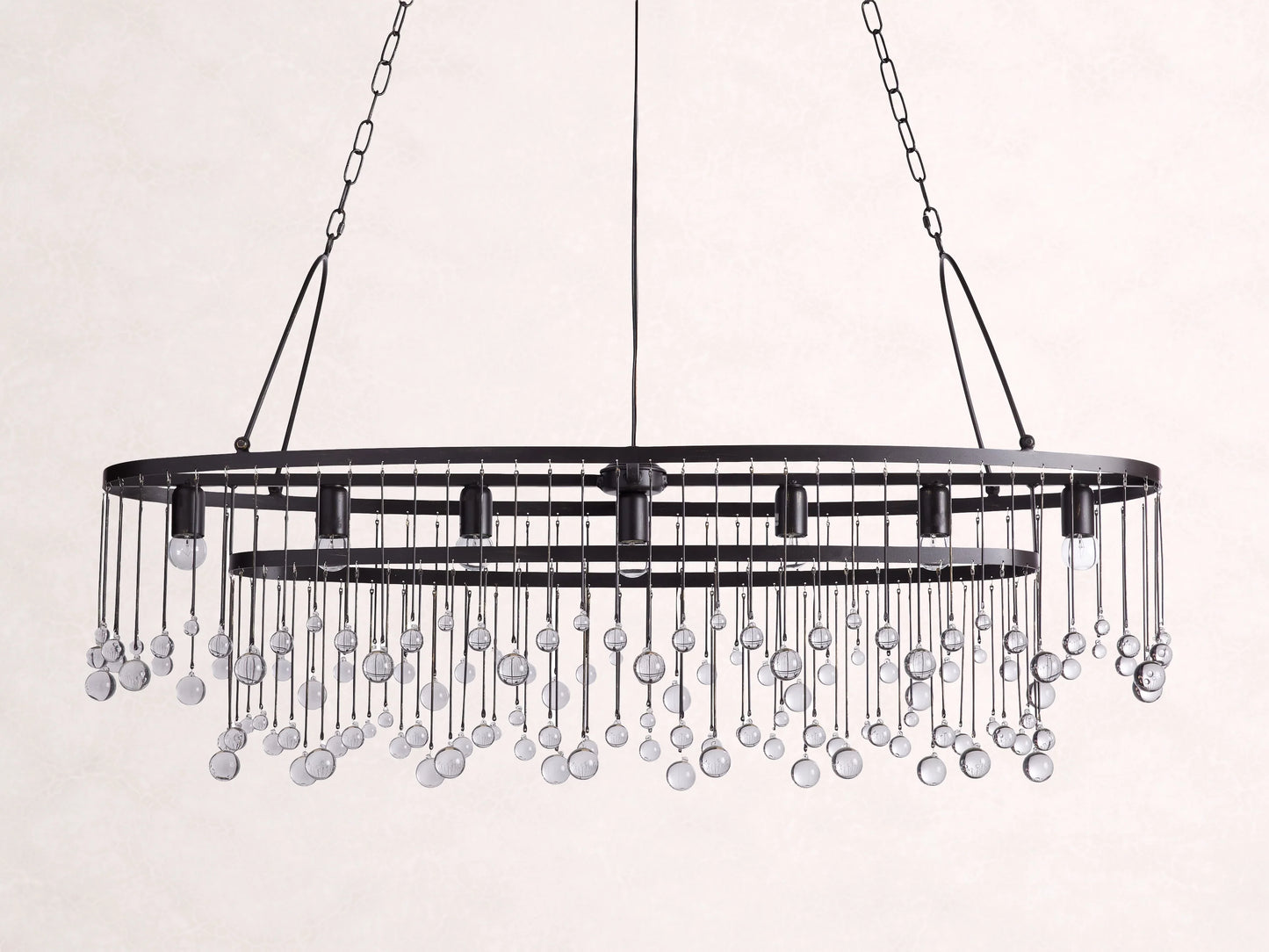 Aubrey 7 Light Oval Chandelier