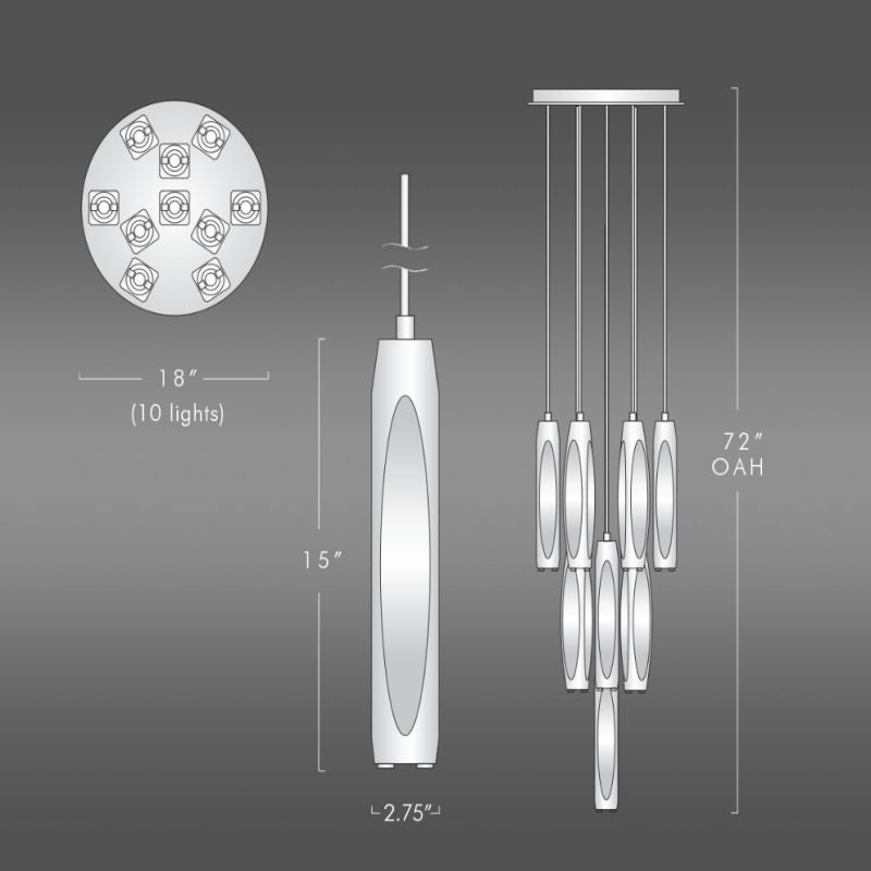 Osleride 10 Light Circular Chandelier - Richardrider