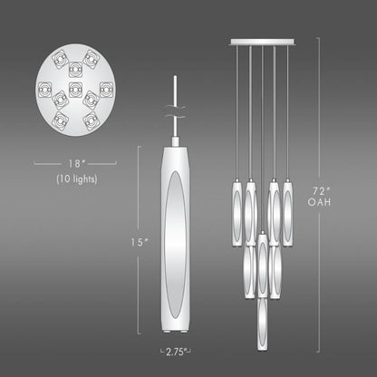 Osleride 10 Light Circular Chandelier - Richardrider