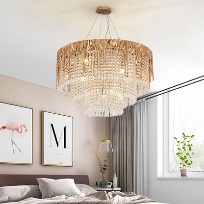 Round Multiple Tier Crystal Chandelier - Richardrider