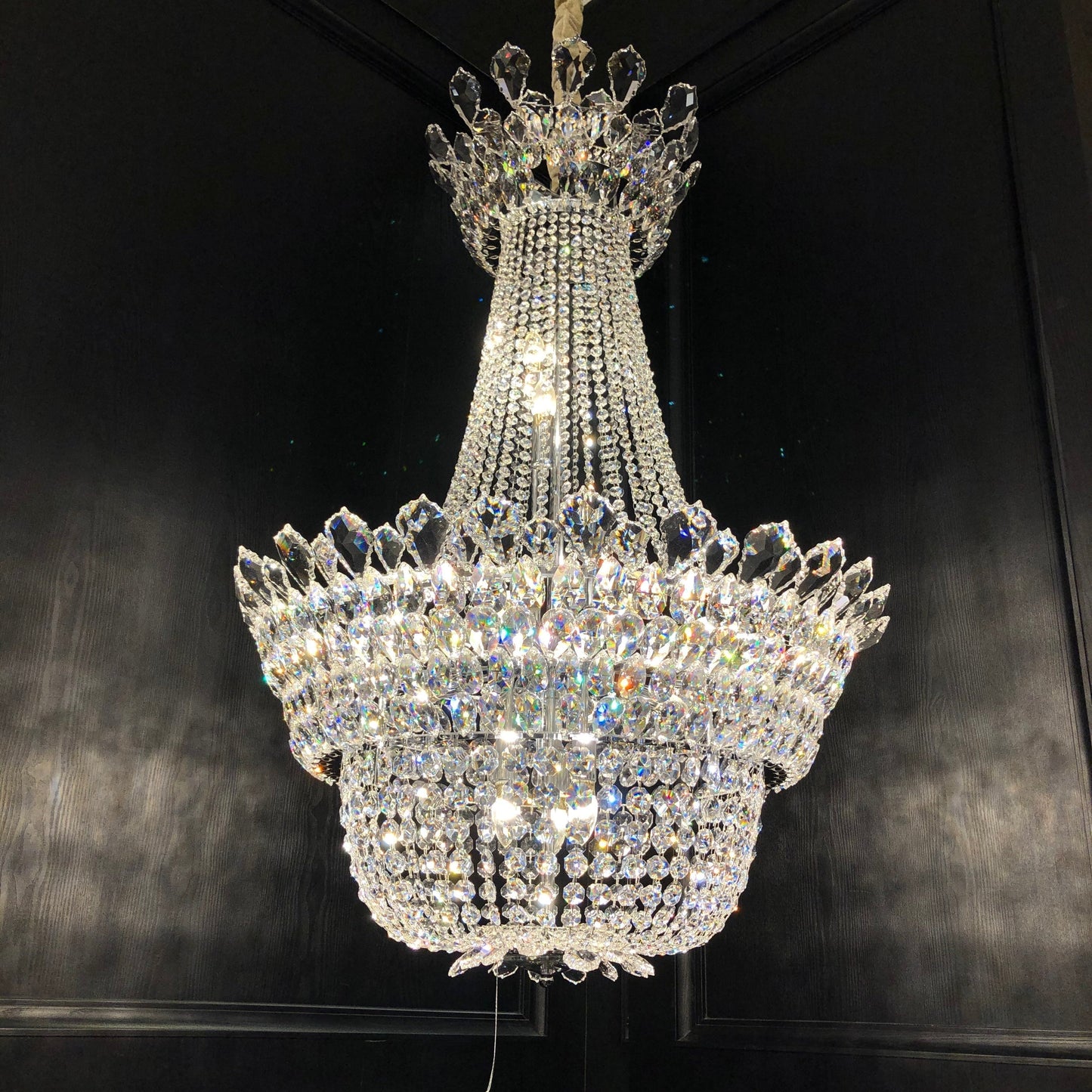 Luxury Empire Branch Crystal Chandelier Pendant Light for Entryway and Foyer - Richardrider
