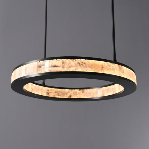 Rolantis -O Rock Crystal Pendant Bronze - Richardrider