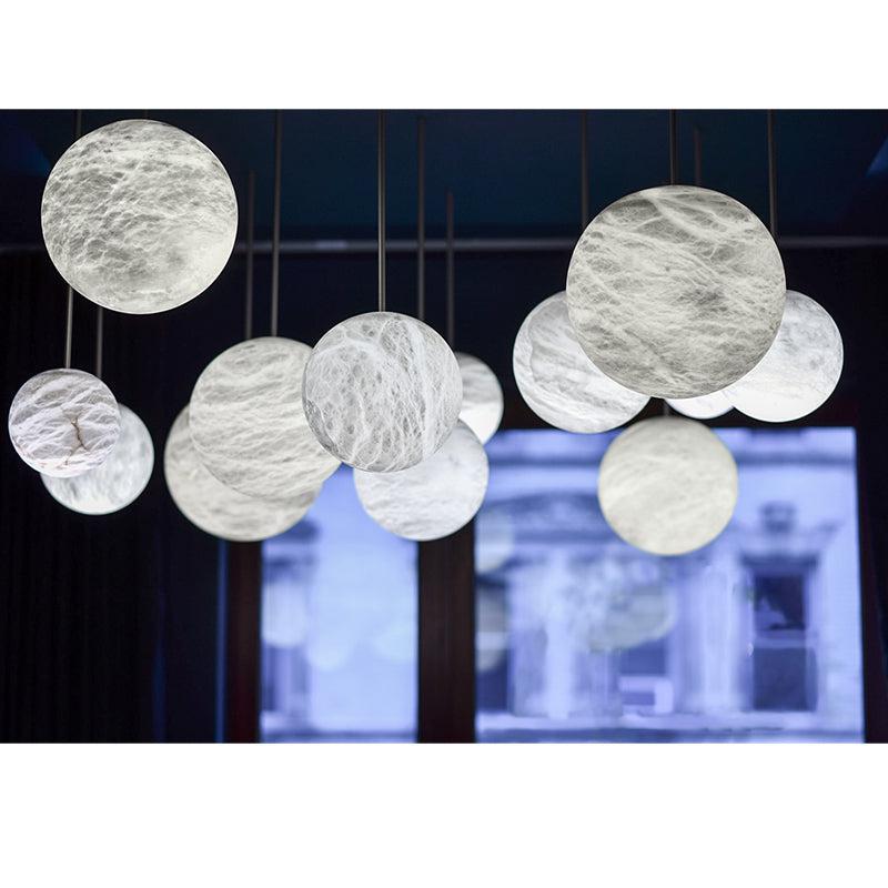 Alabaster Constellation Chandelier, Multi Pendant Light - Richardrider
