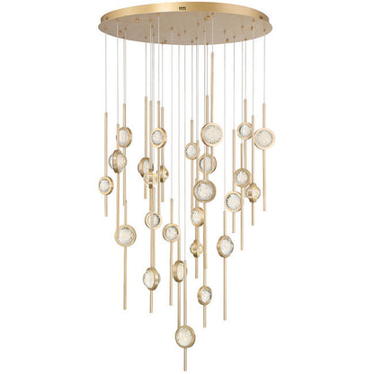 Velveton Seeded Glass Chandelier