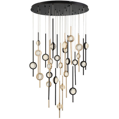 Velveton Seeded Glass Chandelier
