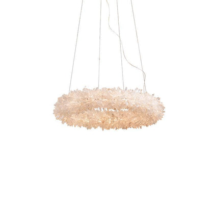 Small Round Luxury Rock Crystal Chandelier 23.6" D - Richardrider