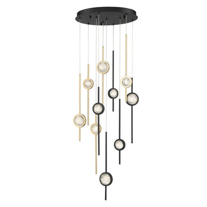 Velveton Seeded Glass Chandelier