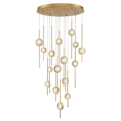 Velveton Seeded Glass Chandelier