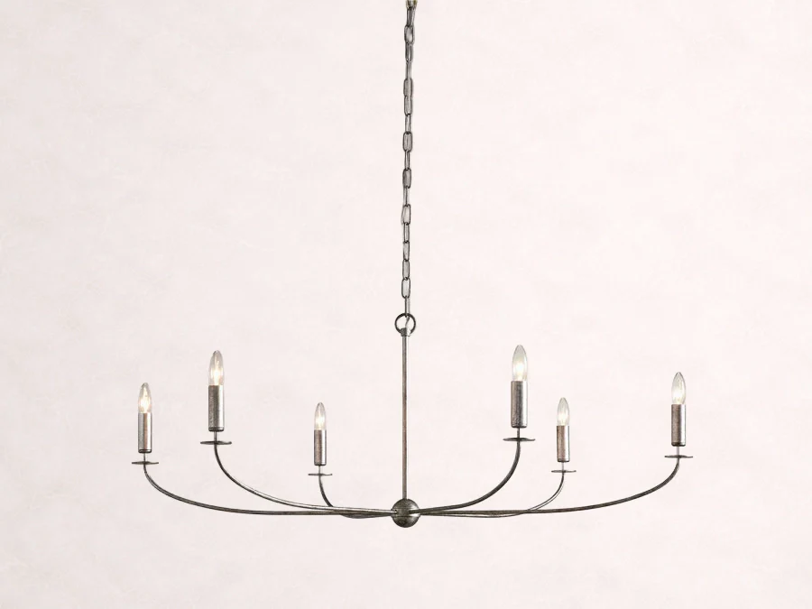 Arnett Round Chandelier in Silver