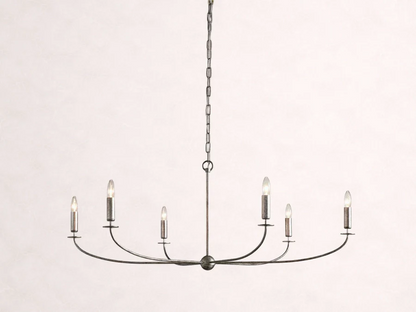Arnett Round Chandelier in Silver