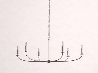 Arnett Round Chandelier in Silver