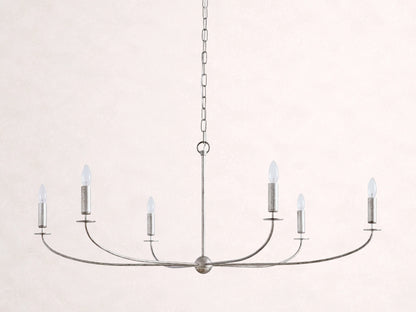 Arnett Round Chandelier in Silver