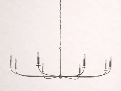 Arnett Round Chandelier in Silver