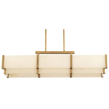 Coralline Alabaster Linear Chandelier