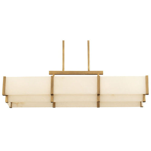 Coralline Alabaster Linear Chandelier