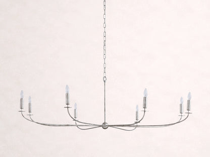 Arnett Round Chandelier in Silver