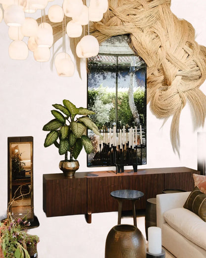 Arica Alabaster Round Chandelier