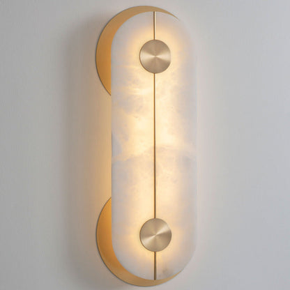 Brace Alabaster Wall Sconce