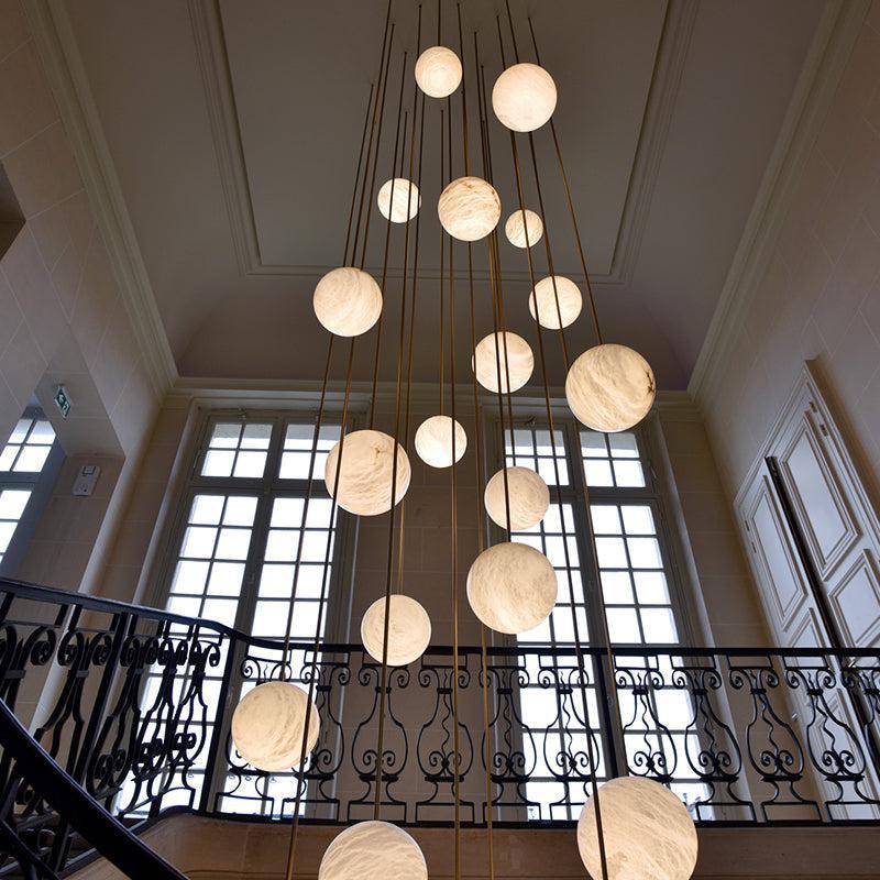 Alabaster Constellation Chandelier, Multi Pendant Light - Richardrider