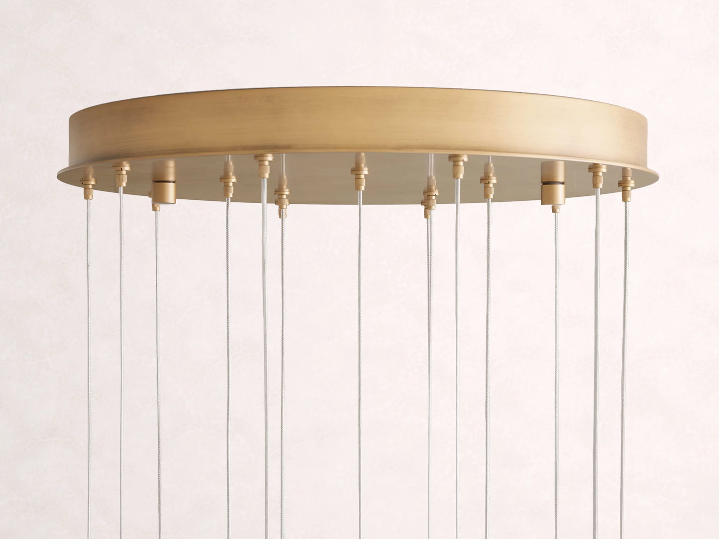 Arica Alabaster Round Chandelier