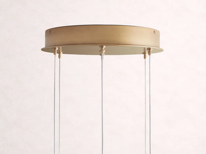 Arica Alabaster Round Chandelier