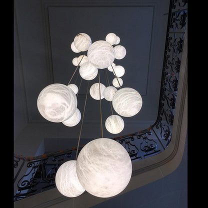 Alabaster Constellation Chandelier, Multi Pendant Light - Richardrider