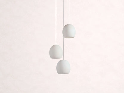 Arica Alabaster Round Chandelier