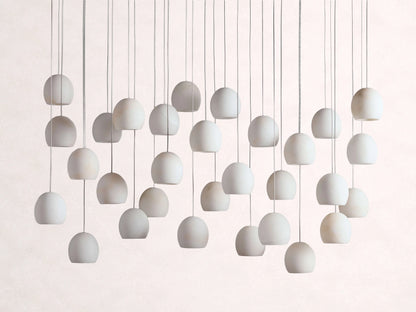 Arica Alabaster Rectangular Chandelier