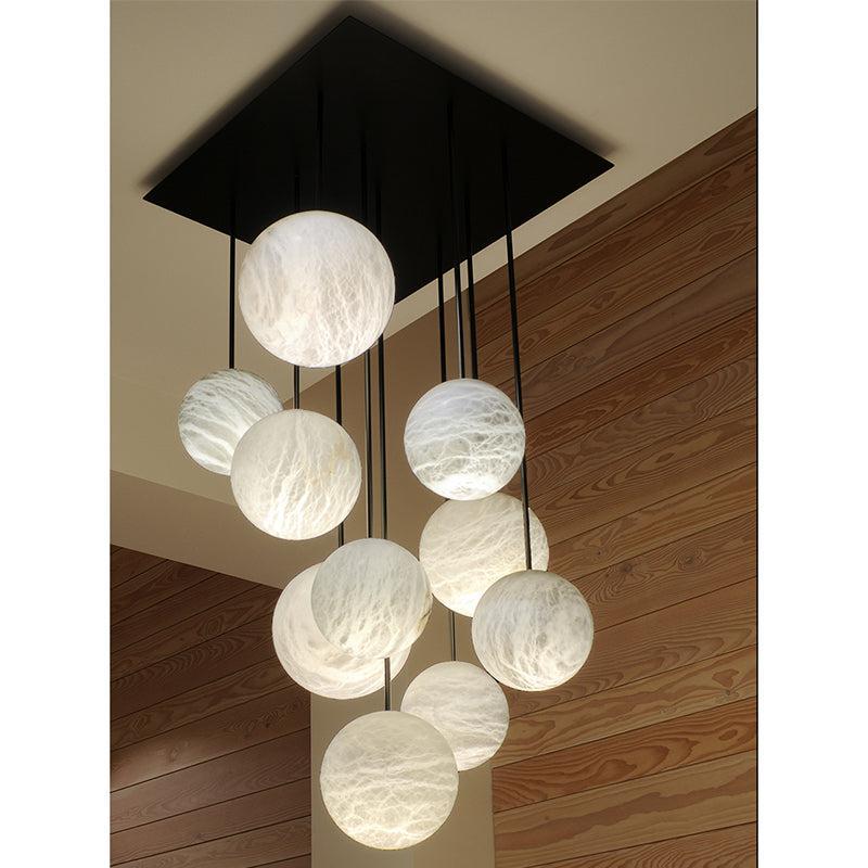 Alabaster Constellation Chandelier, Multi Pendant Light - Richardrider