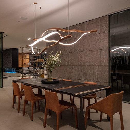 Modern Simple Aluminum Waving Chandelier - Richardrider
