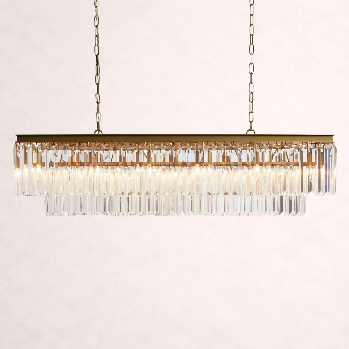 Leyland Tiered Rectangular Chandelier