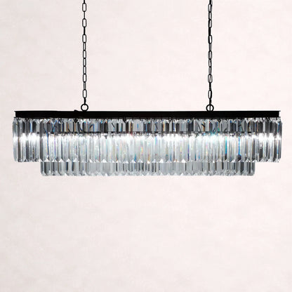 Leyland Tiered Rectangular Chandelier