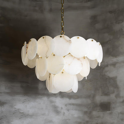 Alabaster Shell Brass Chandelier with 2/3/4/5/6 layer - Richardrider