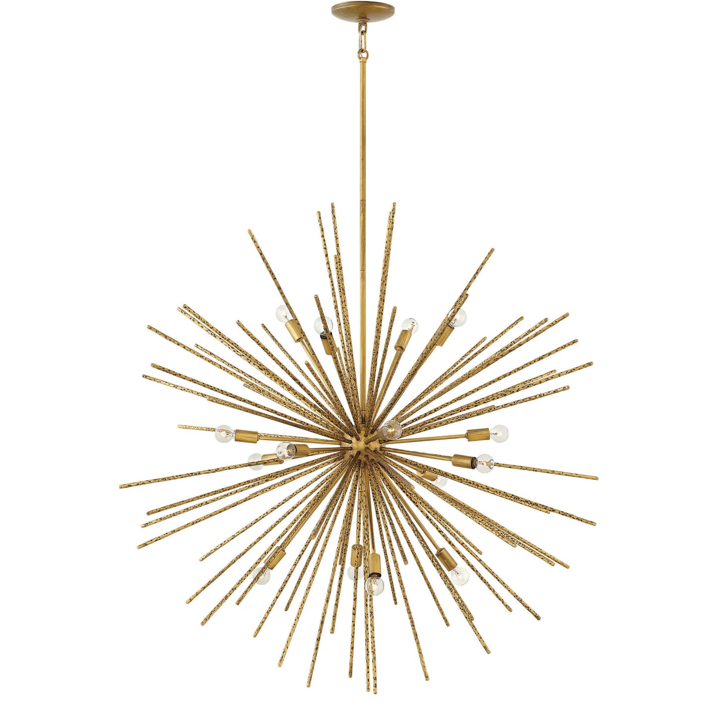Ciroelume Stem Hung Pendant Light Steel 42"D