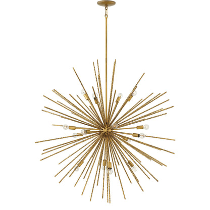 Ciroelume Stem Hung Pendant Light Steel 42"D