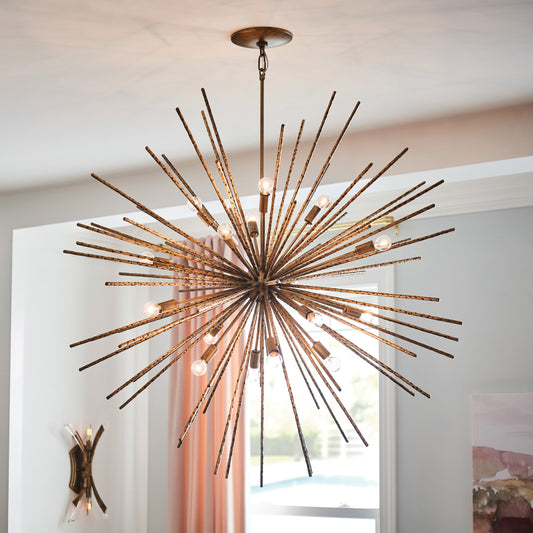 Ciroelume Stem Hung Pendant Light Steel 42"D