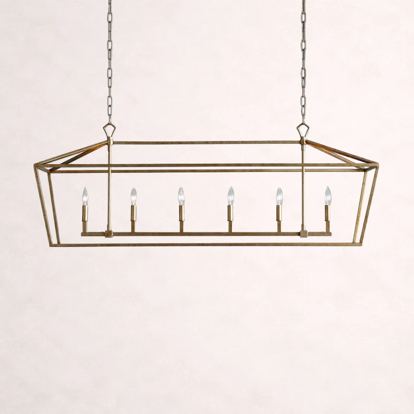 Garnet 54" Rectangular Chandelier