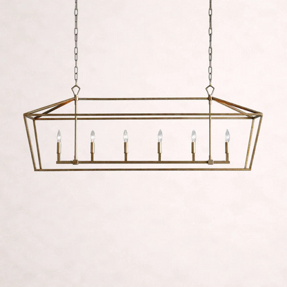 Garnet 54" Rectangular Chandelier