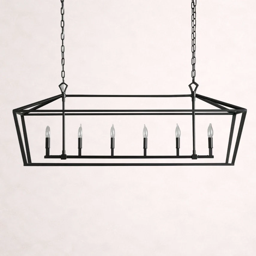 Garnet 54" Rectangular Chandelier
