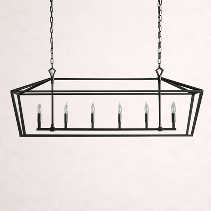 Garnet 54" Rectangular Chandelier