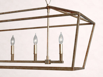 Garnet 54" Rectangular Chandelier
