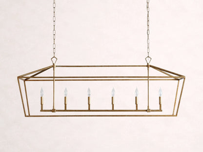Garnet 54" Rectangular Chandelier