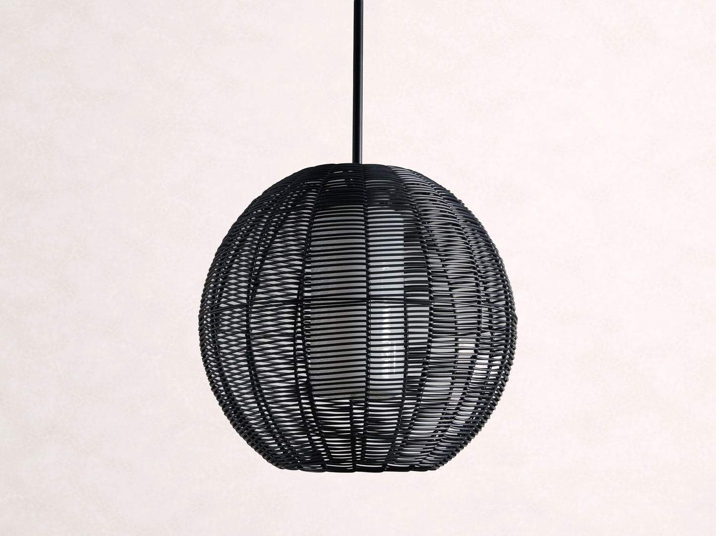 Cohen Globe Wicker Outdoor Pendant 20''D