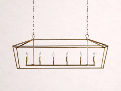 Garnet 54" Rectangular Chandelier