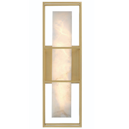 Saga Indoor / Outdoor Alabaster Wall Sconce