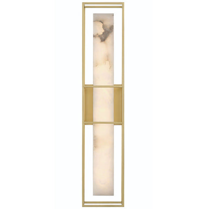 Saga Indoor / Outdoor Alabaster Wall Sconce